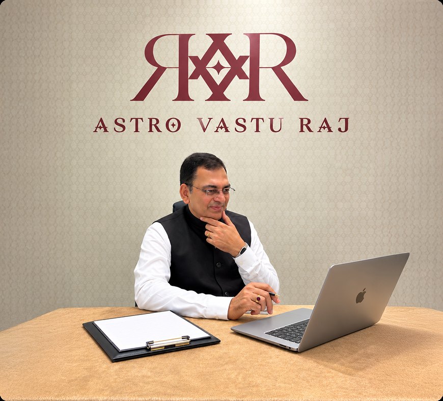 Shri Rajendra Tank, Astro Vastu Raj, at his desk